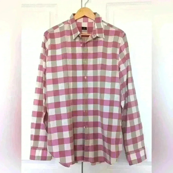 PS by Paul Smith pink button  down shirt - size large - Picture 1 of 5